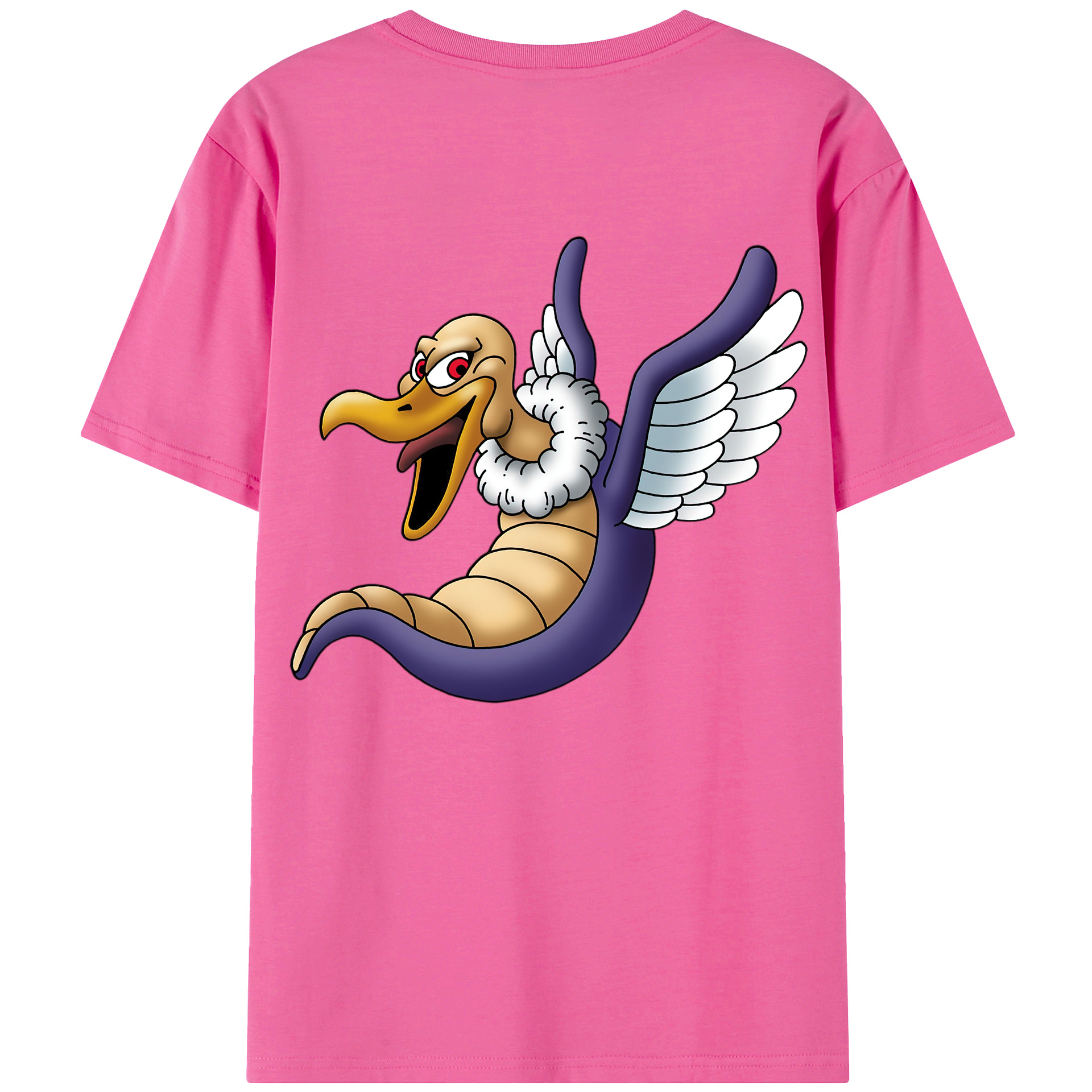 （画像用） ドラゴンクエスト Doragon Kuesuto Dragon Quest レディース半袖Tシャツ(バックプリント)